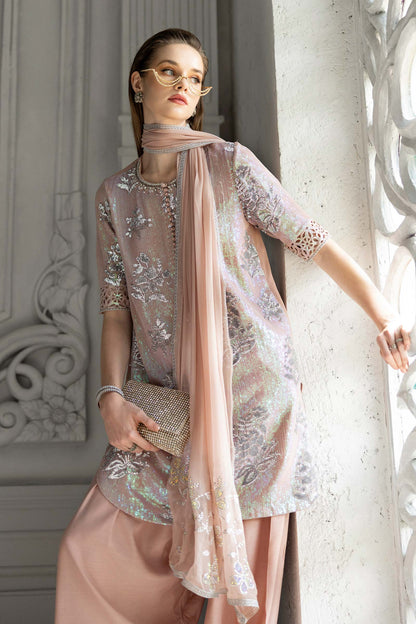 Maria B | Eid Collection 26 | 3 Piece Embroidered Chiffon Suit