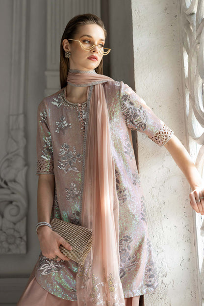 Maria B | Modern Archives | 3 Piece Embroidered Chiffon Suit