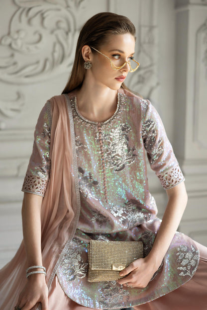 Maria B | Eid Collection 26 | 3 Piece Embroidered Chiffon Suit