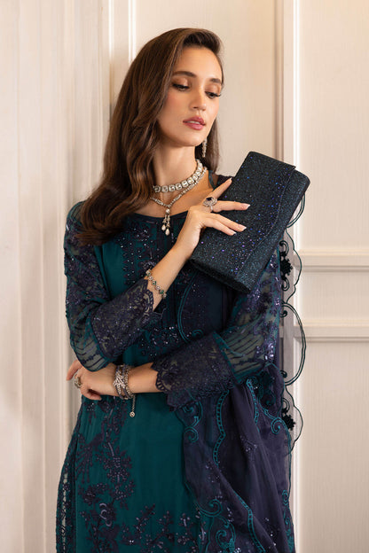 Maria B | Eid Collection Formals 26 | 3 Piece Embroidered Chiffon Suit