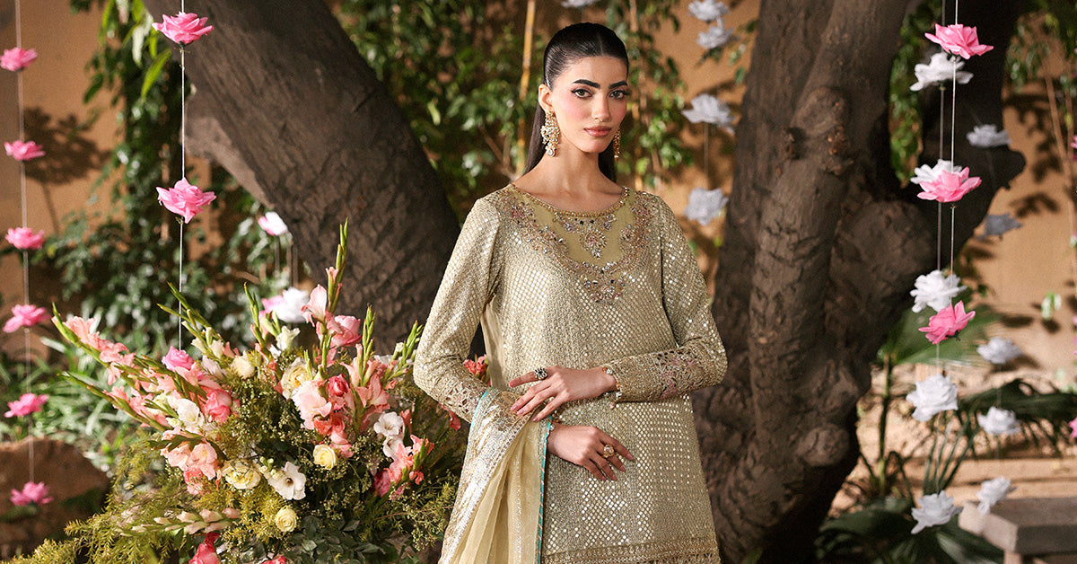 Maria B | Eid Collection 26 | 3 Piece Embroidered Chiffon Suit