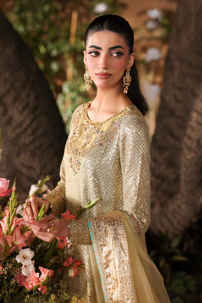 Maria B | Eid Collection Formals 26 | 3 Piece Embroidered Chiffon Suit