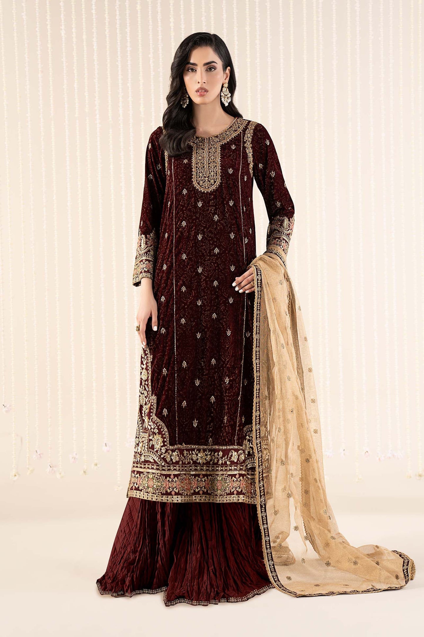 Maria B | Pre Fall 25 | SF-W25-09-Maroon