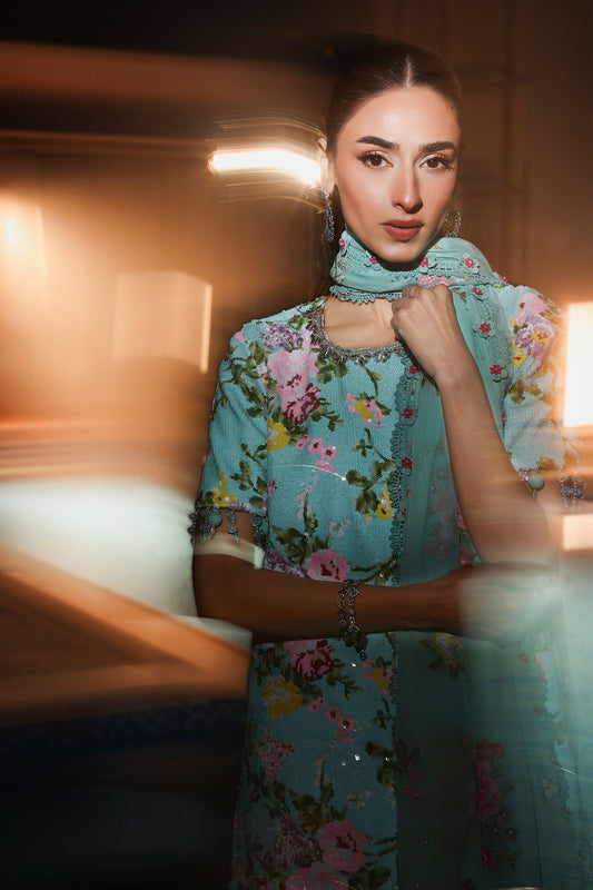 Maria B | Eid Collection 26 | 3 Piece Embroidered Net Suit