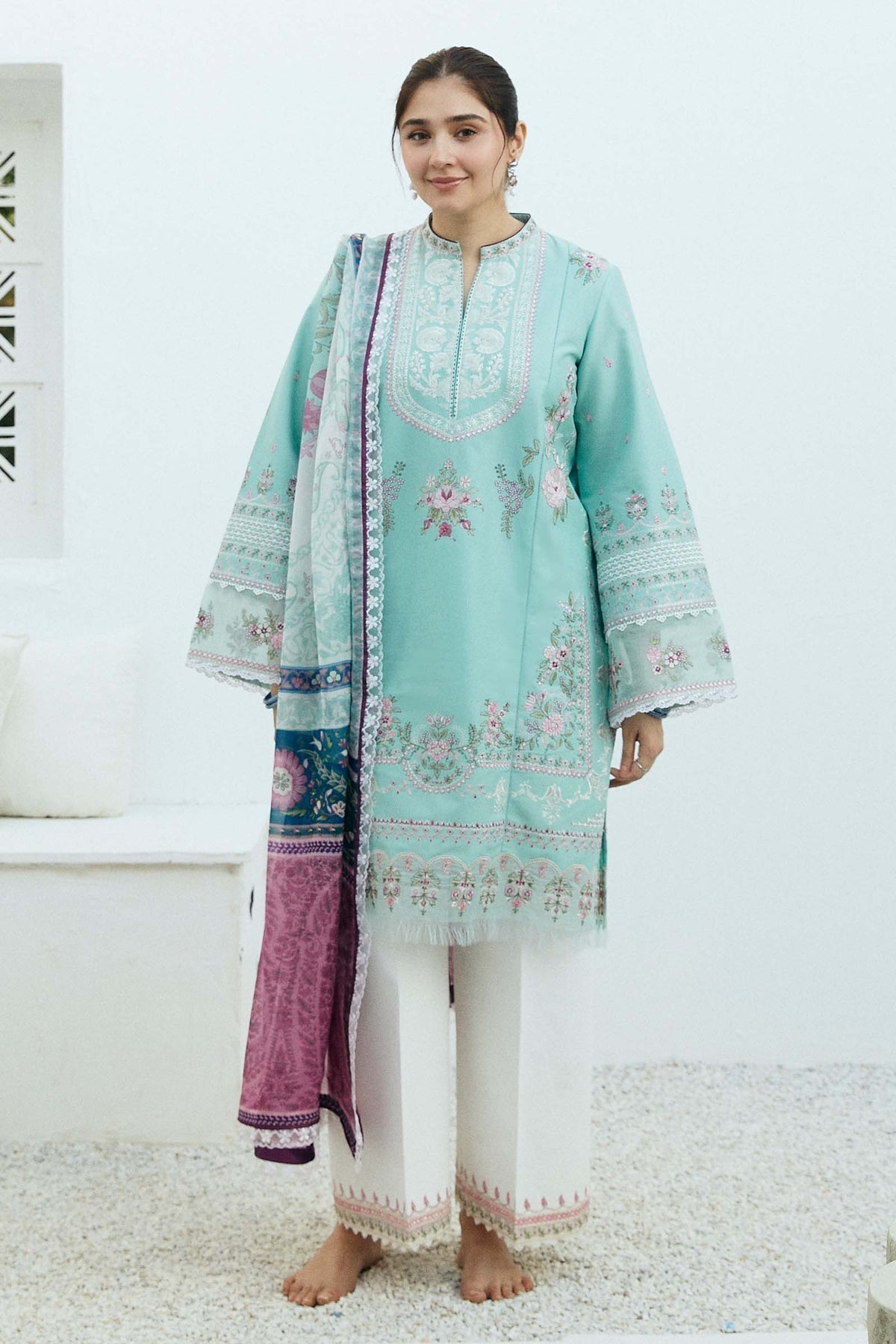 Zara Shahjahan | Coco Lawn Eid Edit 24 | SHAAM-D5 - House Of Anaya