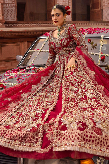Motifz | Bridal Couture | 0019-SHANARA EMBROIDERED ORGANZA STITCHED