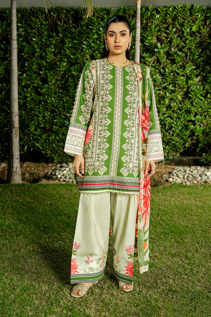 Imrozia Premium | Lawn 26 | SL-122 Olive Jardin