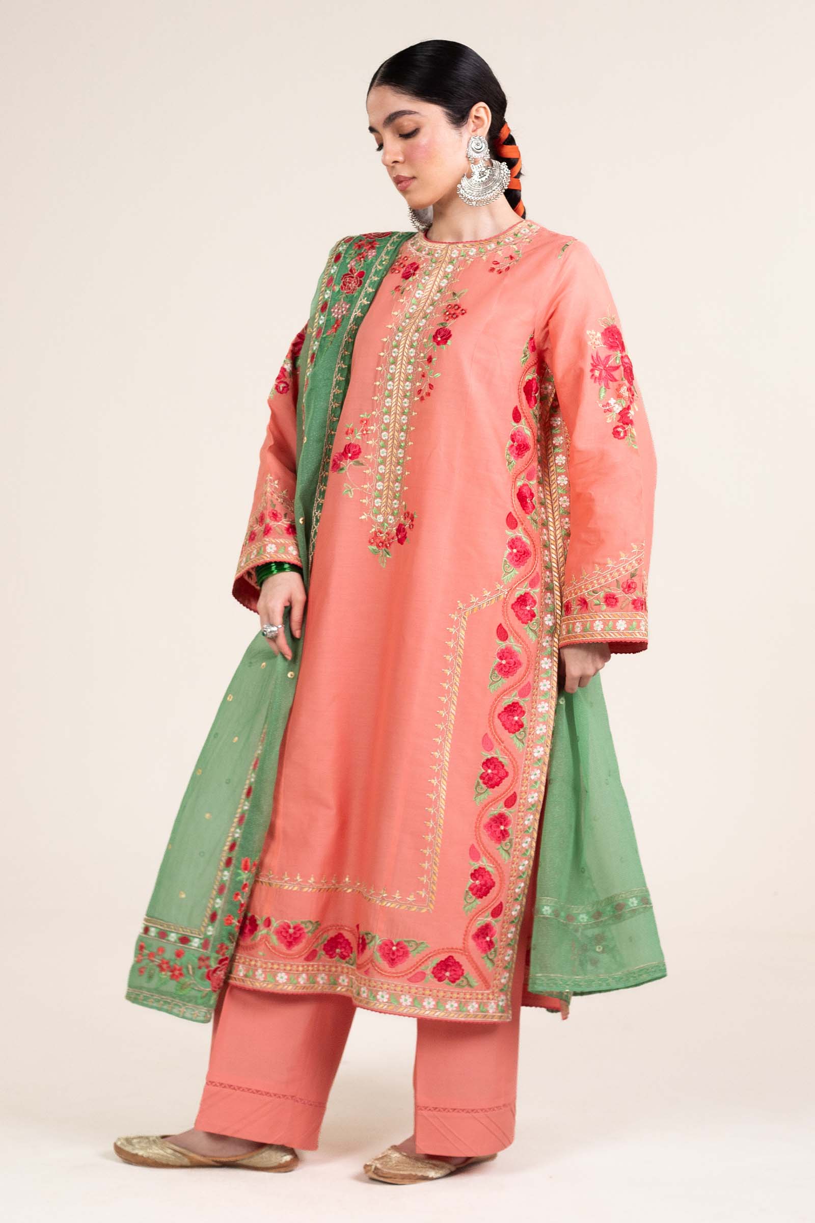 Zara Shahjahan | Stitched Lawn 24 | SL-JIYA-6A