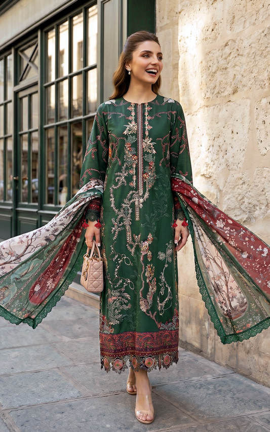 Asifa and Nabeel | Summer Lawn 26 | Green Majestic