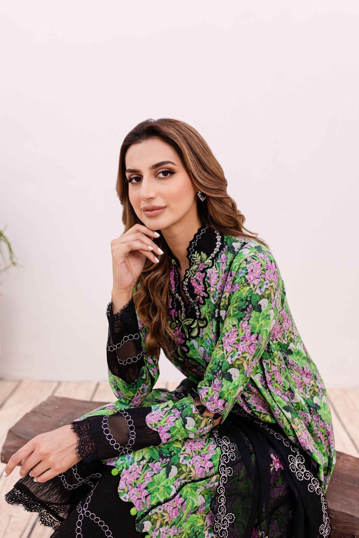 Sable Vogue | Shiree Lawn 24 | Black Iris - House Of Anaya
