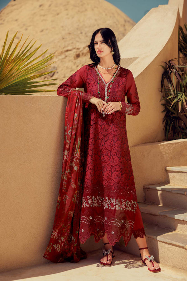 Noor by Saadia Asad | Eid Laserkari Lawn 24 | D1 - House Of Anaya
