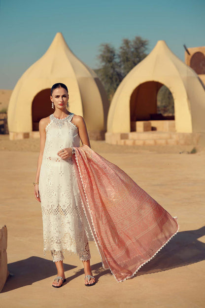 Noor by Saadia Asad | Eid Laserkari Lawn 24 | D7 - House Of Anaya