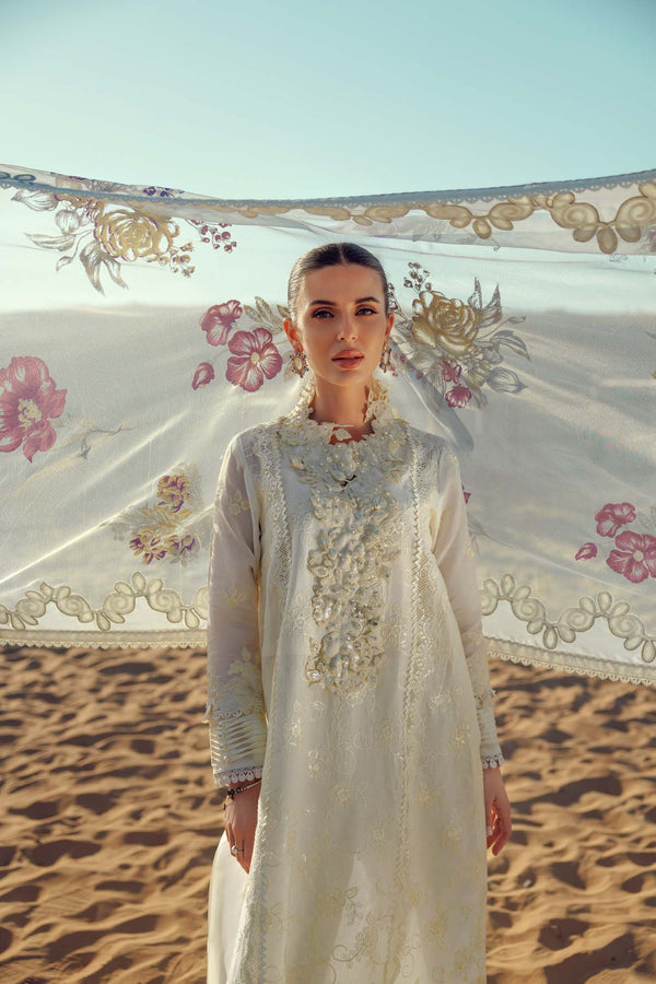 Noor by Saadia Asad | Eid Laserkari Lawn 24 | D2 - House Of Anaya