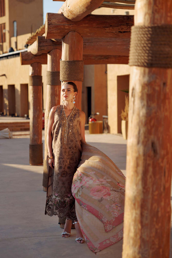 Noor by Saadia Asad | Eid Laserkari Lawn 24 | D8 - House Of Anaya