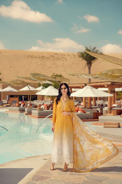 Noor by Saadia Asad | Eid Laserkari Lawn 24 | D9 - House Of Anaya