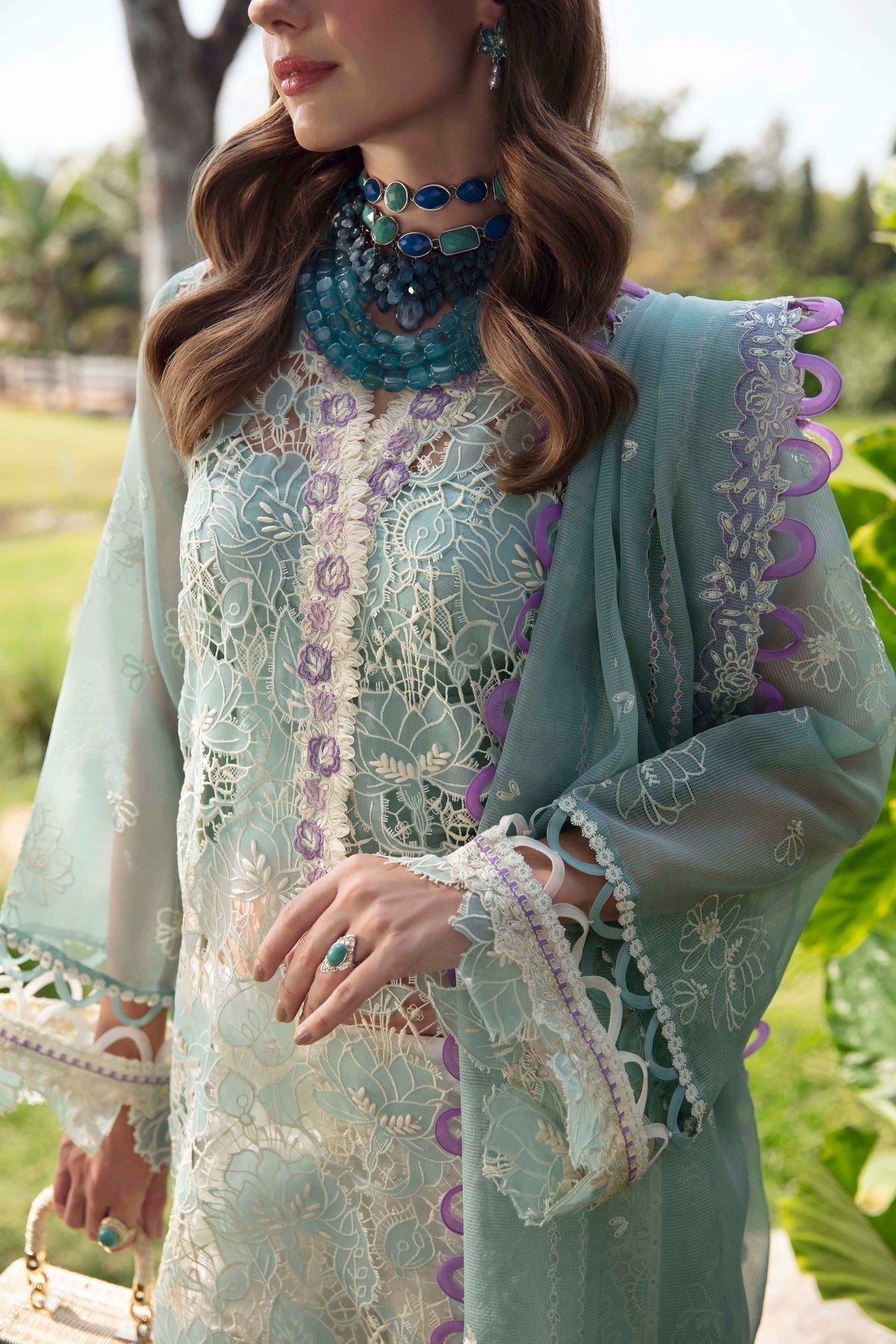 Sable Vogue | Luxury Lawn 24 | Afroz - House Of Anaya
