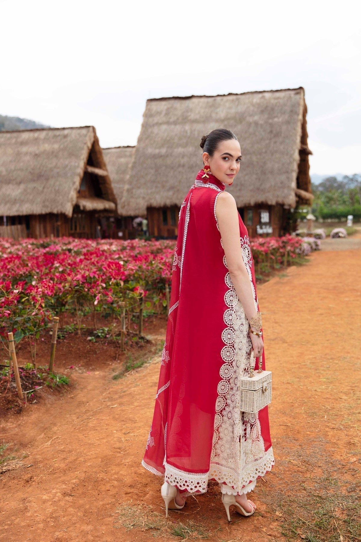 Sable Vogue | Luxury Lawn 24 | Carnelian - House Of Anaya