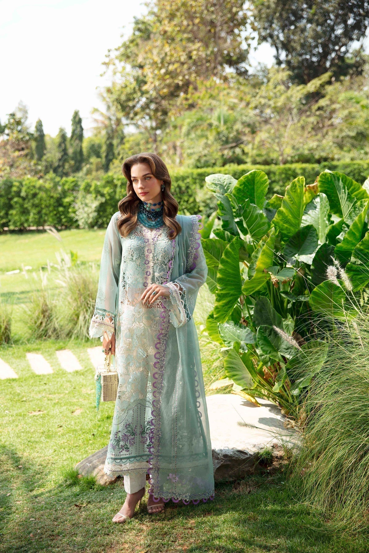 Sable Vogue | Luxury Lawn 24 | Afroz - House Of Anaya