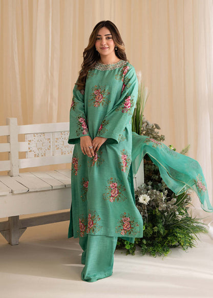 Sadaf Fawad Khan | Lyla Festive Pret | Dorothy Turquoise - House Of Anaya