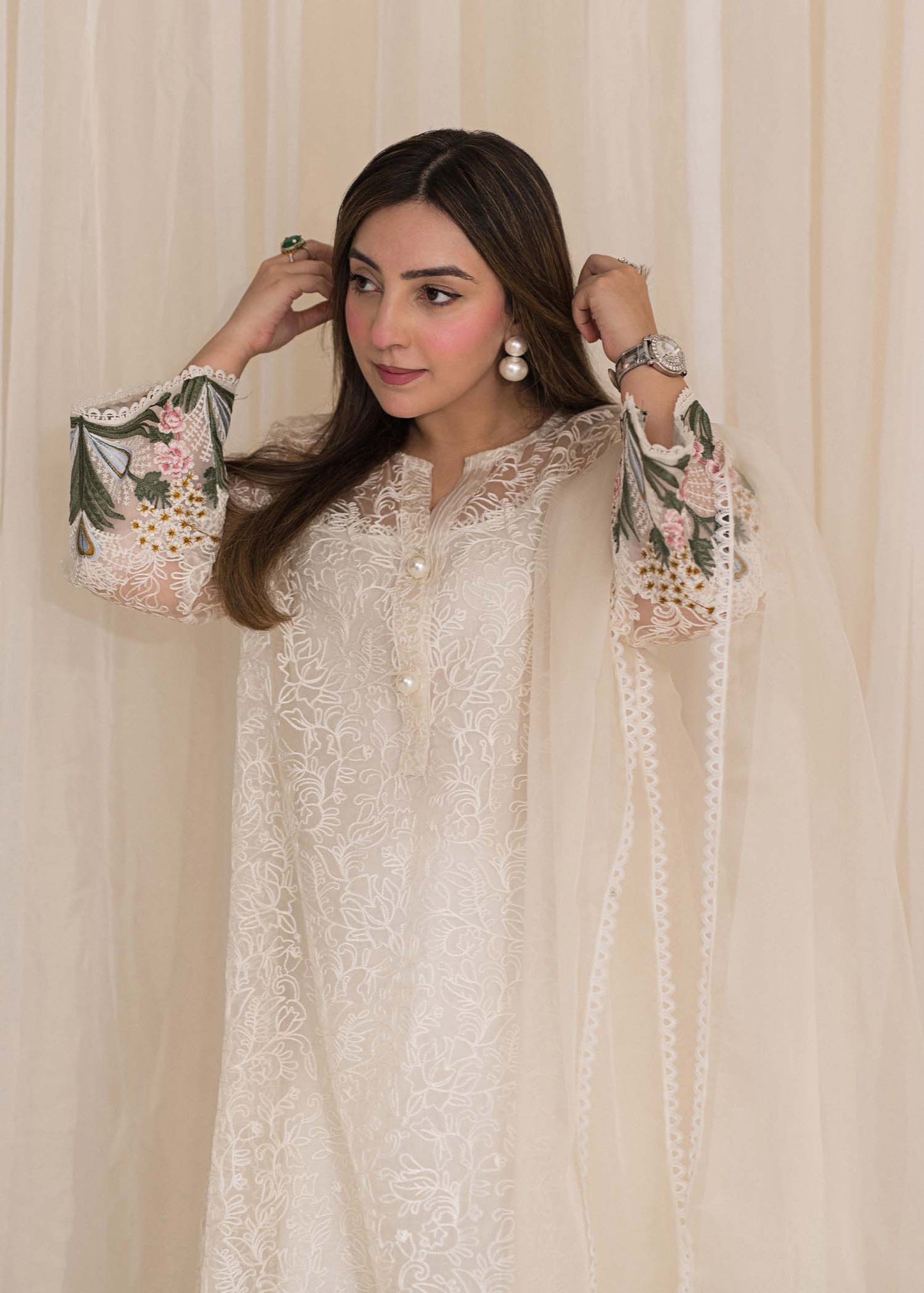 Sadaf Fawad Khan | Lyla Festive Pret | Plumeria - House Of Anaya