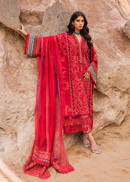 Sadaf Fawad Khan | Siraa Luxury Lawn 24| Elaheh (B) - House Of Anaya