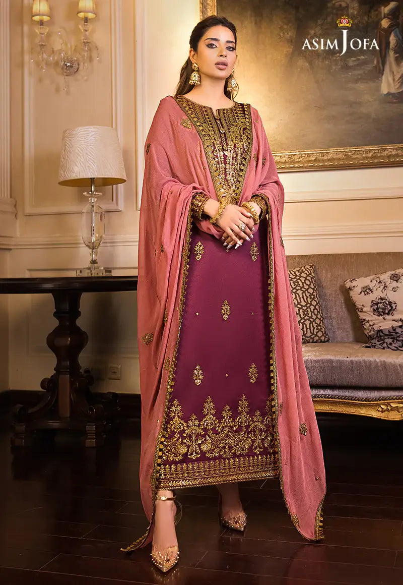 Asim Jofa | Maahru and Noori Collection23 | AJSM-15 - House Of Anaya