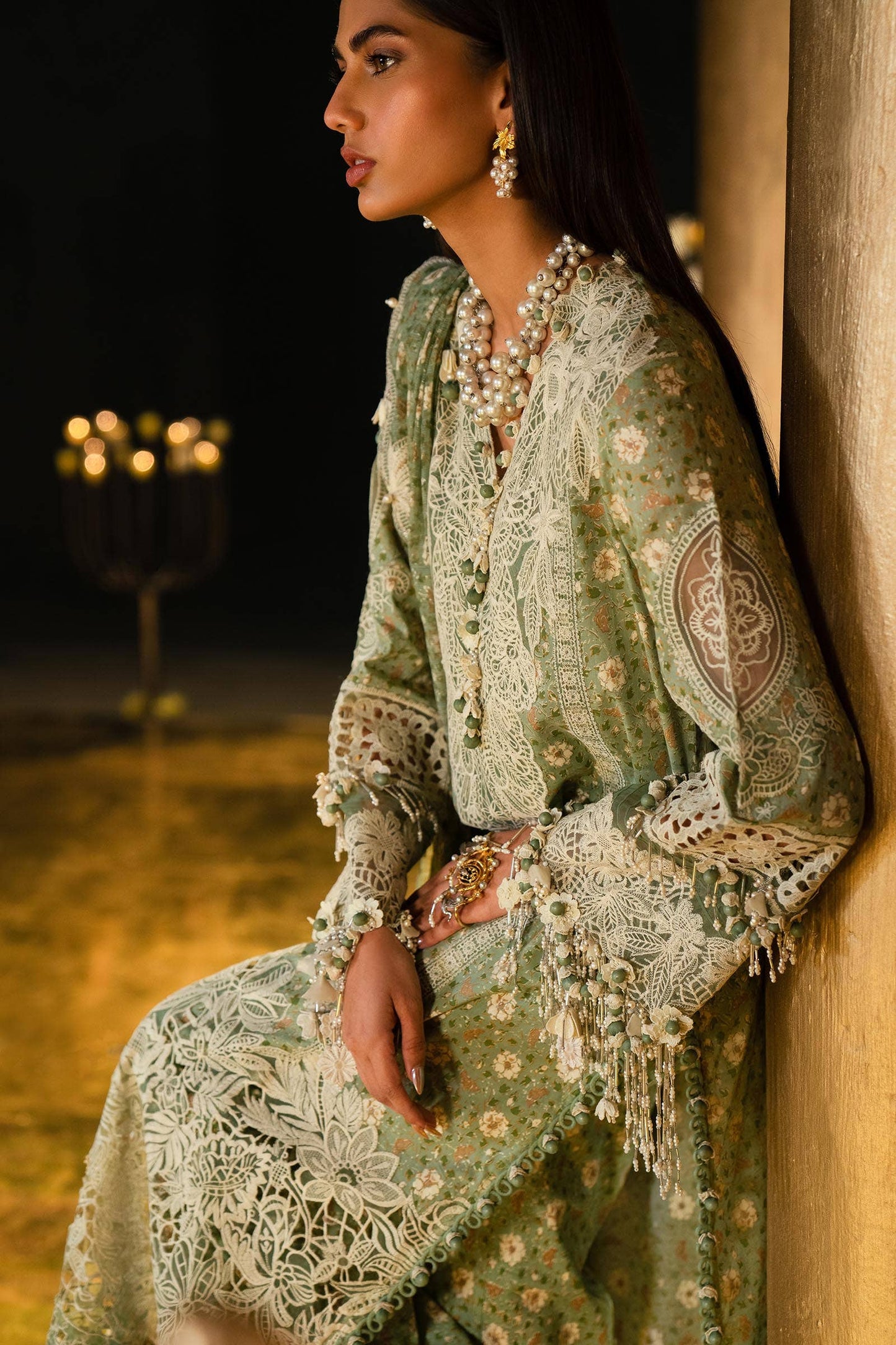 Sana Safinaz | Luxury Collection 24 | L241-005B-3CU - House Of Anaya