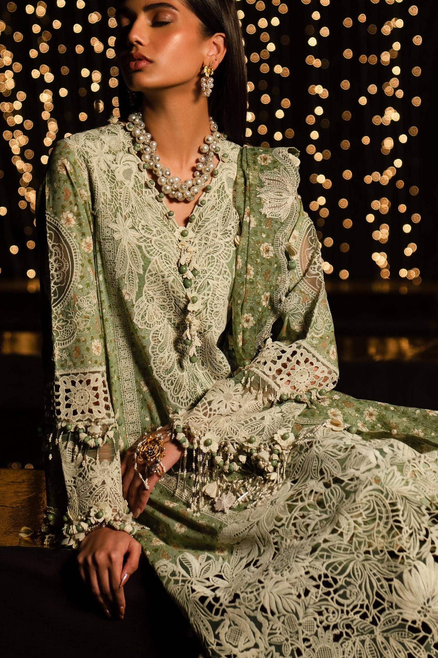 Sana Safinaz | Luxury Collection 24 | L241-005B-3CU - House Of Anaya