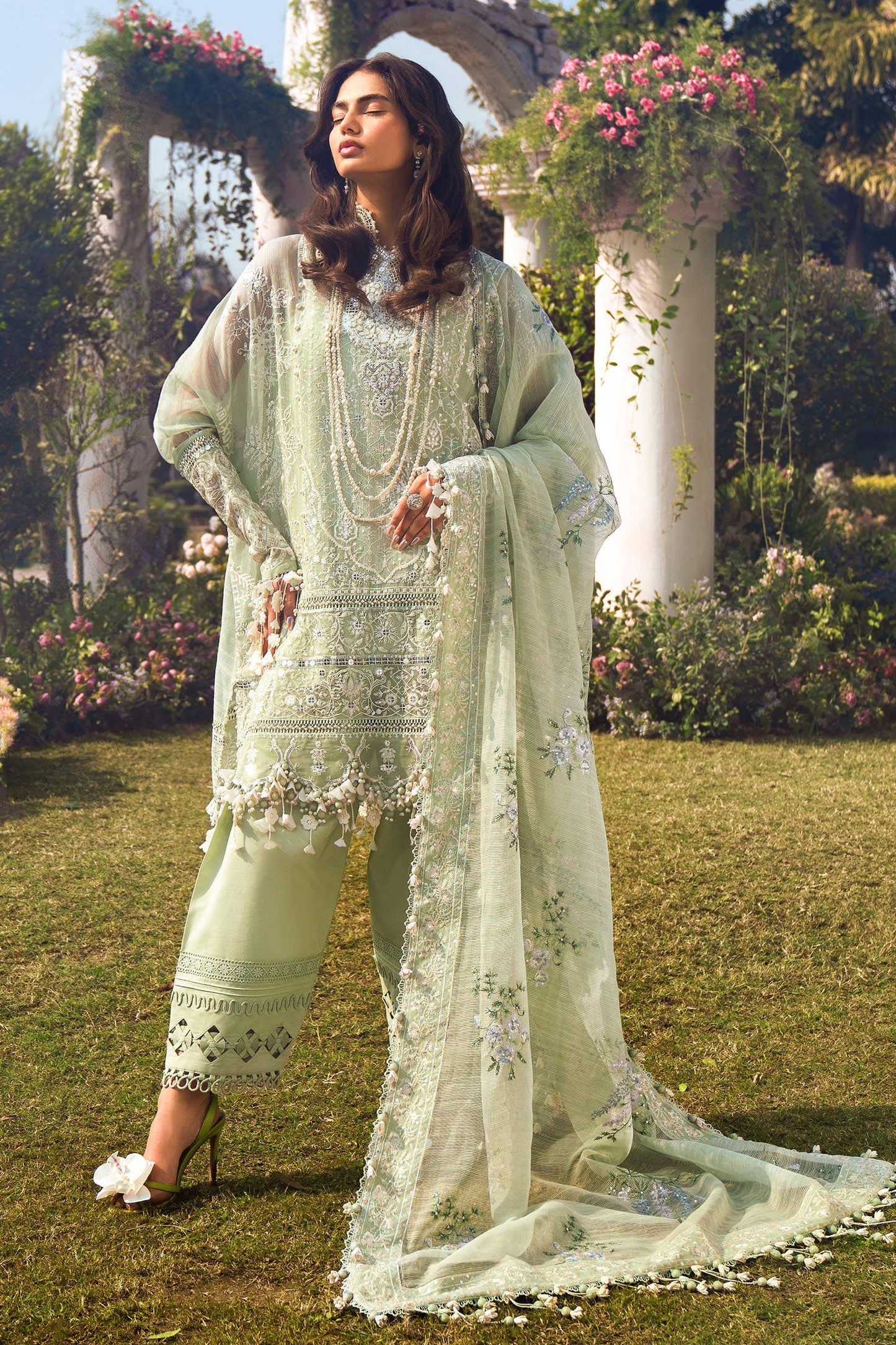 Sana Safinaz | Luxury Collection 24 | L241-006B-3CV - House Of Anaya
