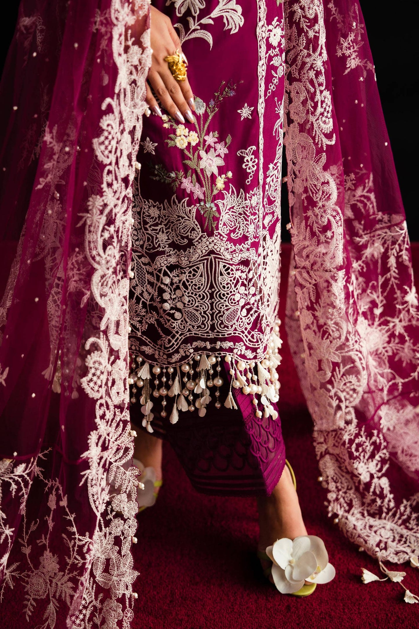 Sana Safinaz | Luxury Collection 24 | L241-007B-3CT - House Of Anaya