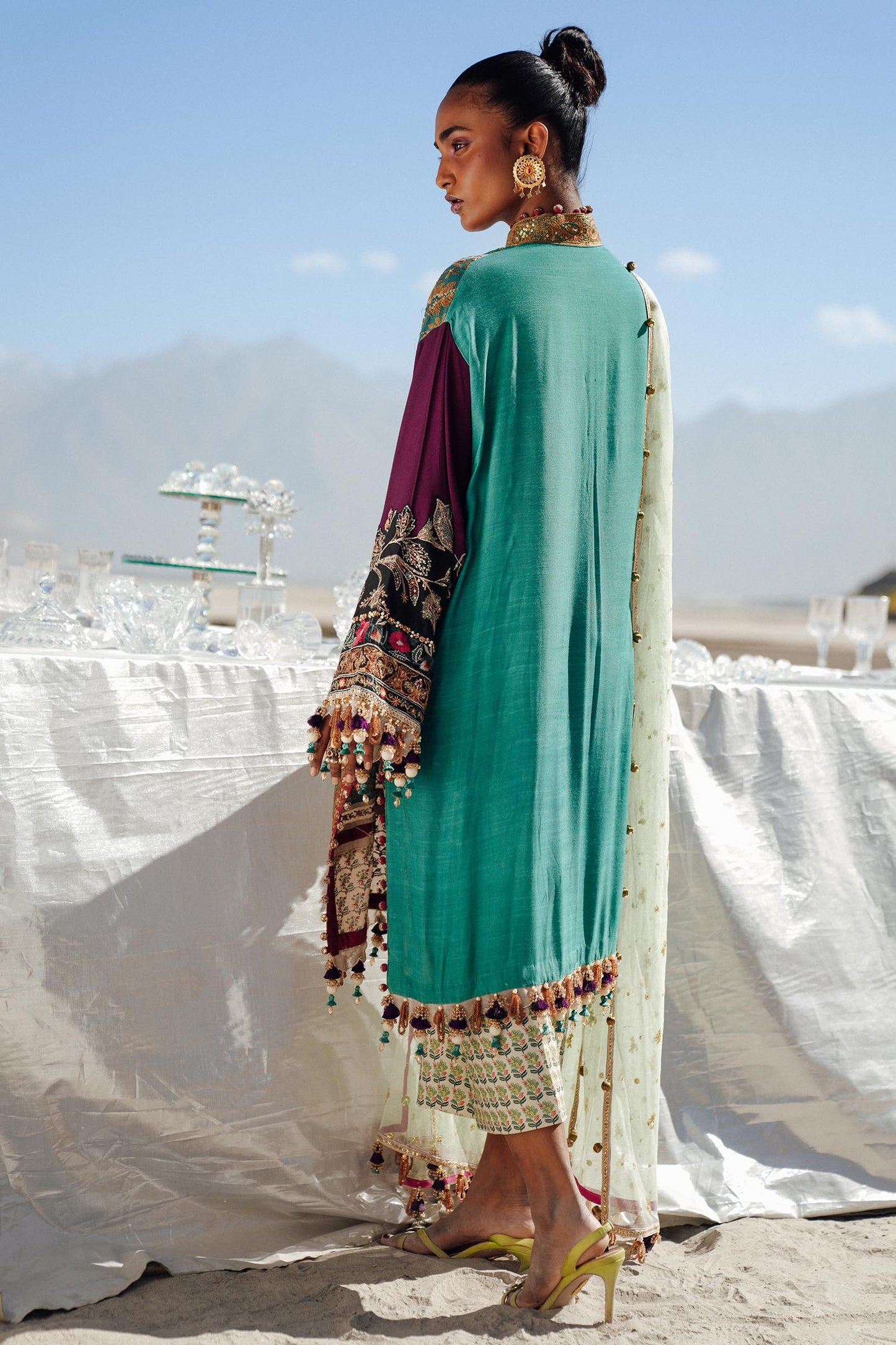 Sana Safinaz | Winter Shawl 24 | S241-004A-3CP - House Of Anaya
