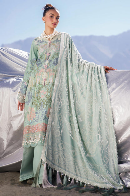 Sana Safinaz | Winter Shawl 24 | S241-005A-3CP - House Of Anaya