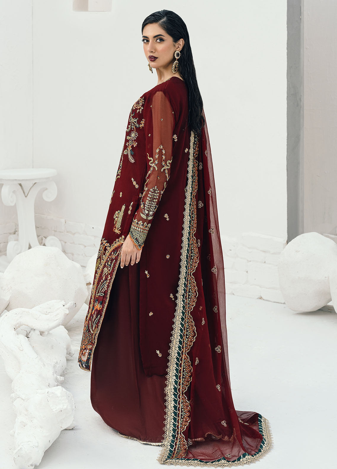 Sahane | Savoir Luxury Formals | CT-140002 Rouge - Savoir - House Of Anaya