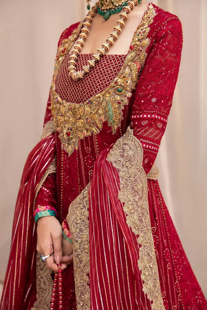 Musferah Saad | Symphony Wedding Formals | Scarlet Elegance