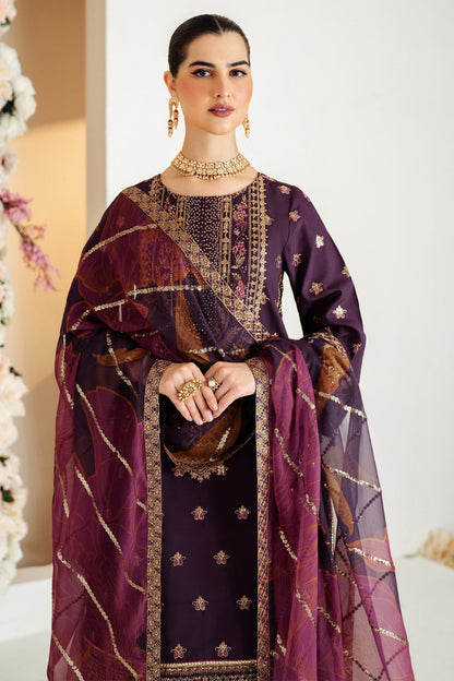 Alizeh | Luxury Raw Silk | AF-RS-05-SCARLET - House Of Anaya