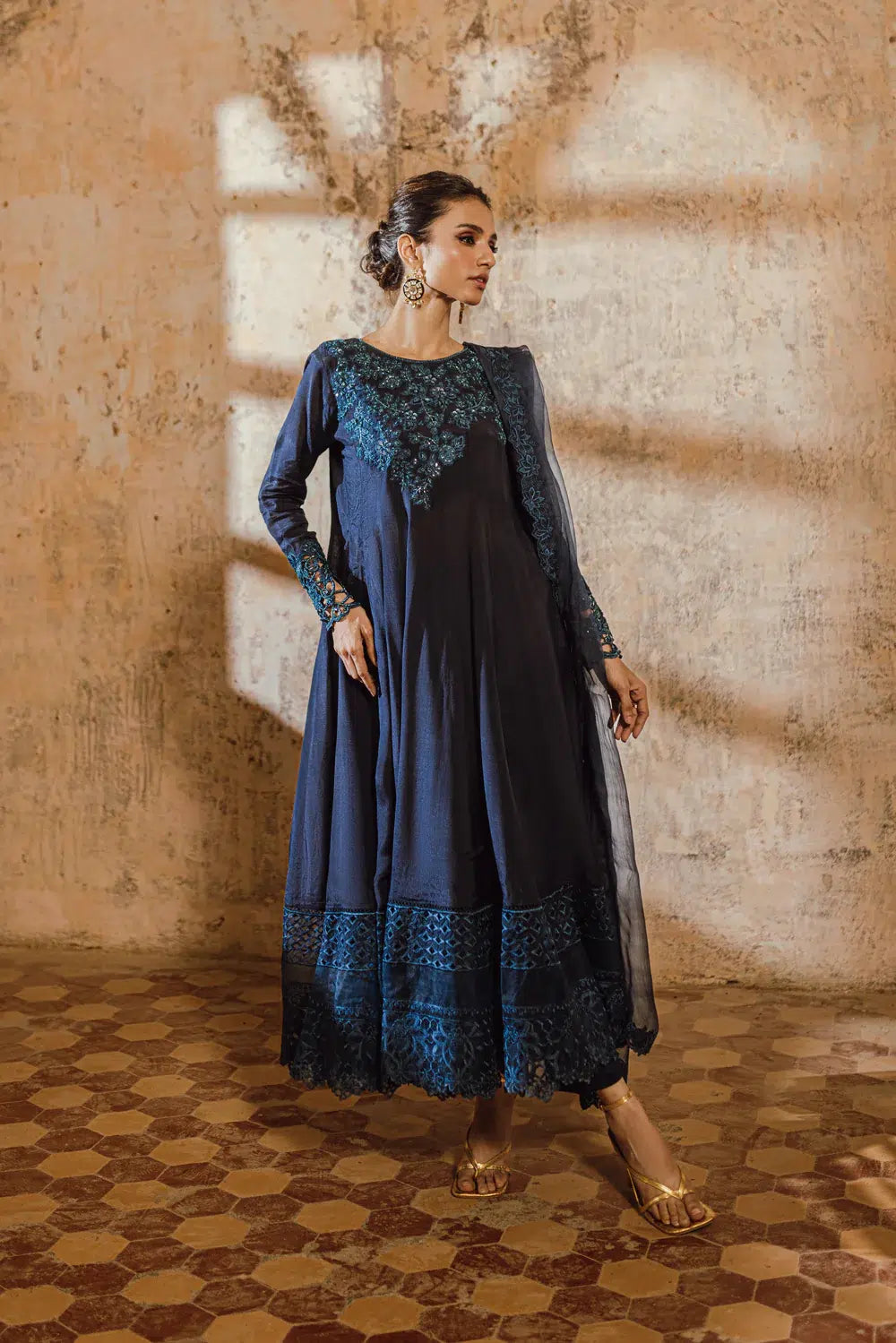 Azure | Embroidered Formals | Sea Bliss - House Of Anaya