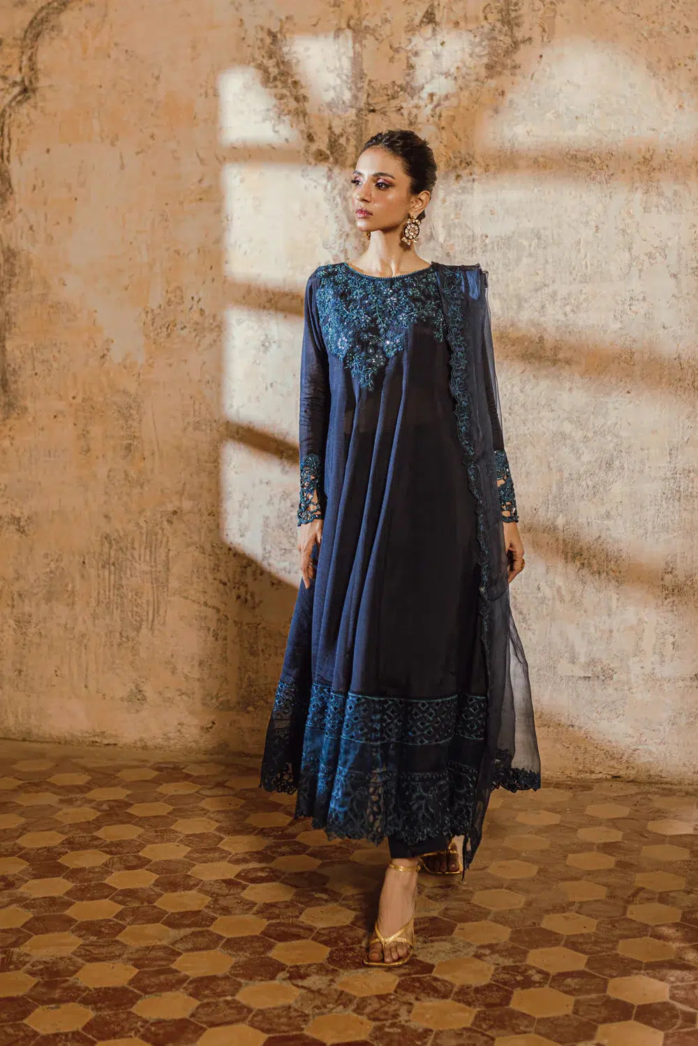 Azure | Embroidered Formals | Sea Bliss - House Of Anaya