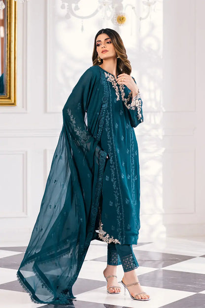 Azure | Embroidered Ensembles 23 | Seaweed - House Of Anaya
