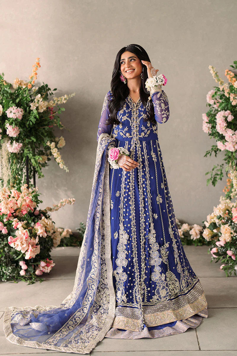 Mushq Mastani Evening Embroidered Chiffon 3Pc Suit MCH-04 SEHAR