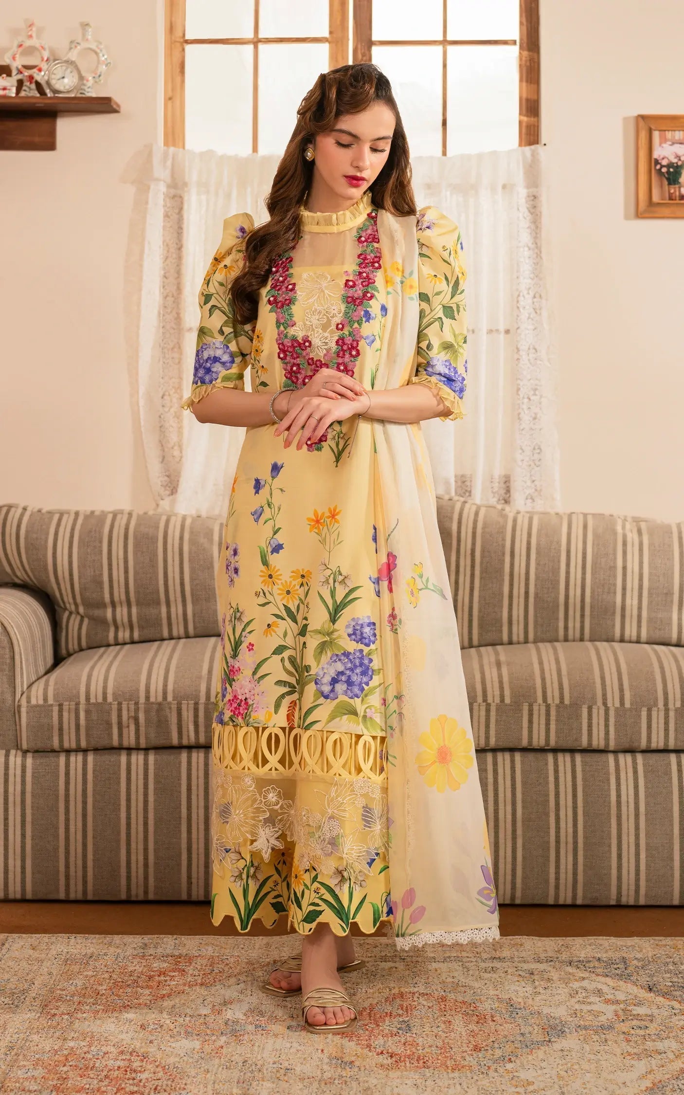 Asifa and Nabeel | Meraki Vintage 25 | Sehar (MVL25-03) - House Of Anaya