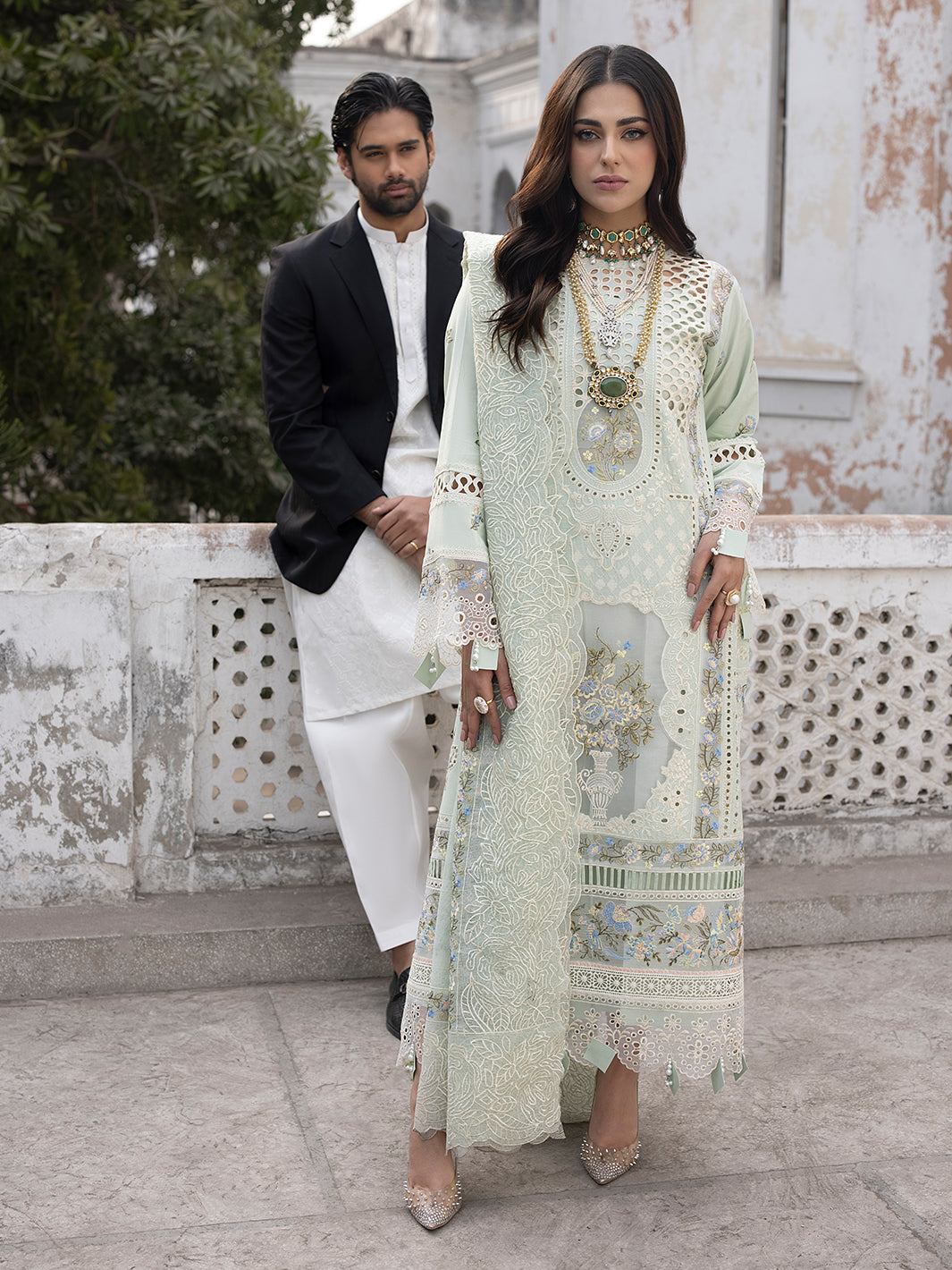 Mahnur | Mahrukh Luxury Lawn 24 | SELINA - House Of Anaya