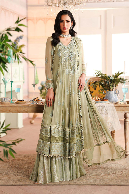 Maria B | Eid Collection 26 | 3 Piece Embroidered Chiffon Suit