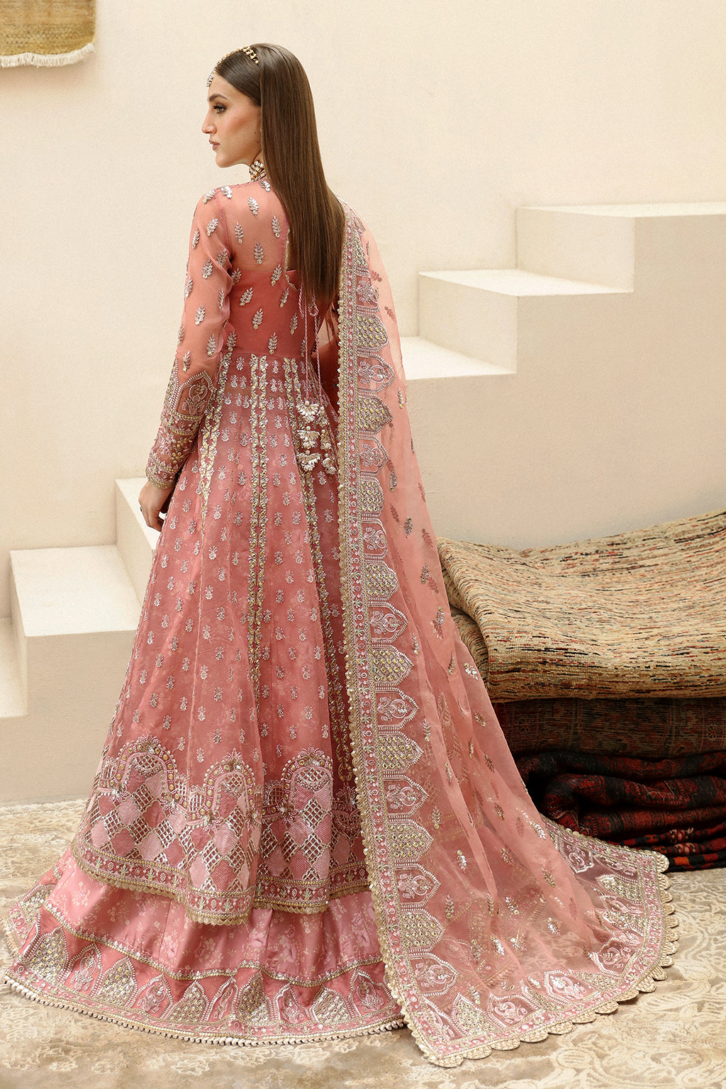 Afrozeh Shehnai Wedding Formal 3Pc Suit AFS-24-05 Shahpara