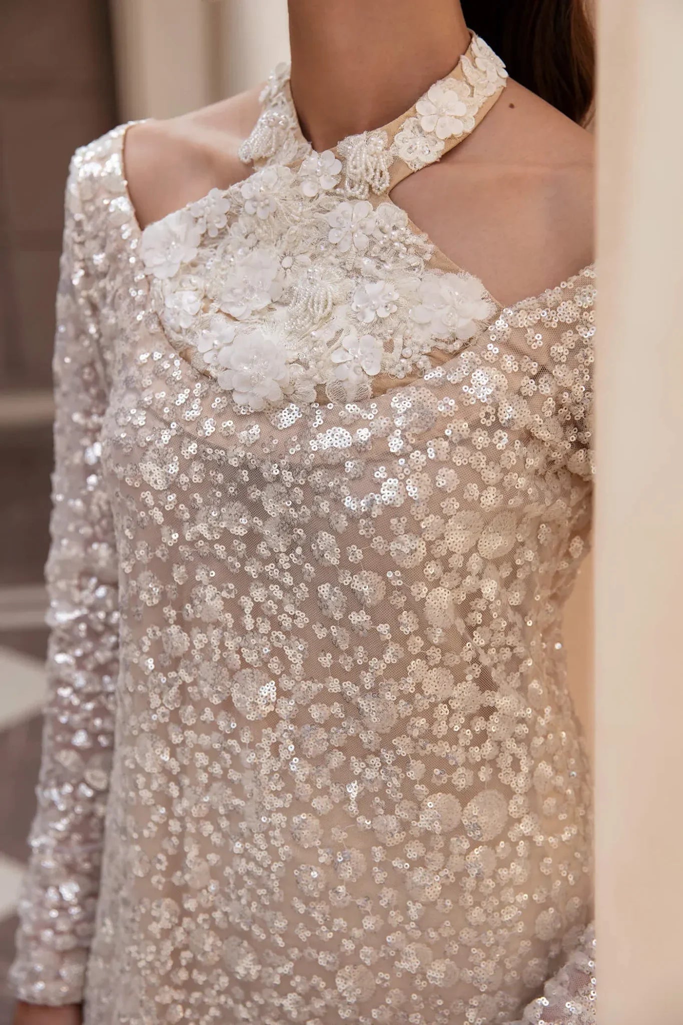 Musferah Saad | Symphony Wedding Formals | Radiant Pearl
