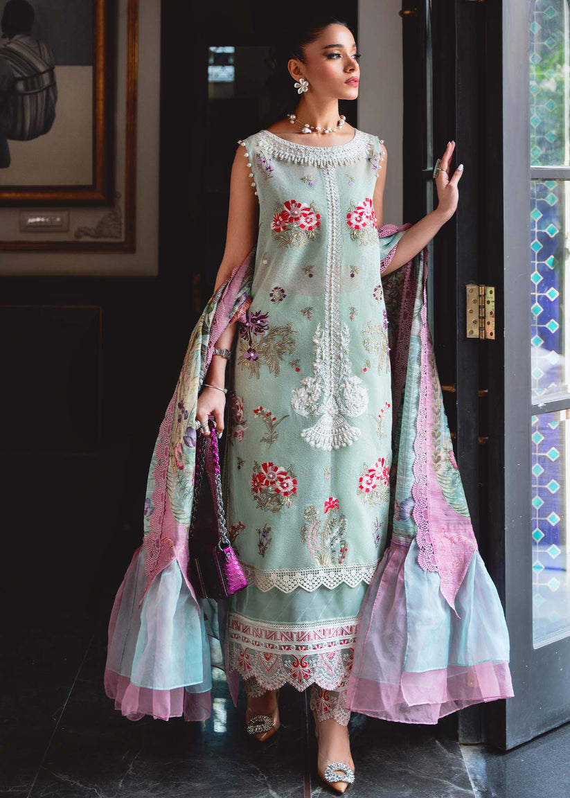 Shiza Hassan | Aira Luxury Pret | Azure - House Of Anaya
