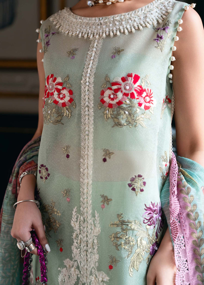 Shiza Hassan | Aira Luxury Pret | Azure - House Of Anaya