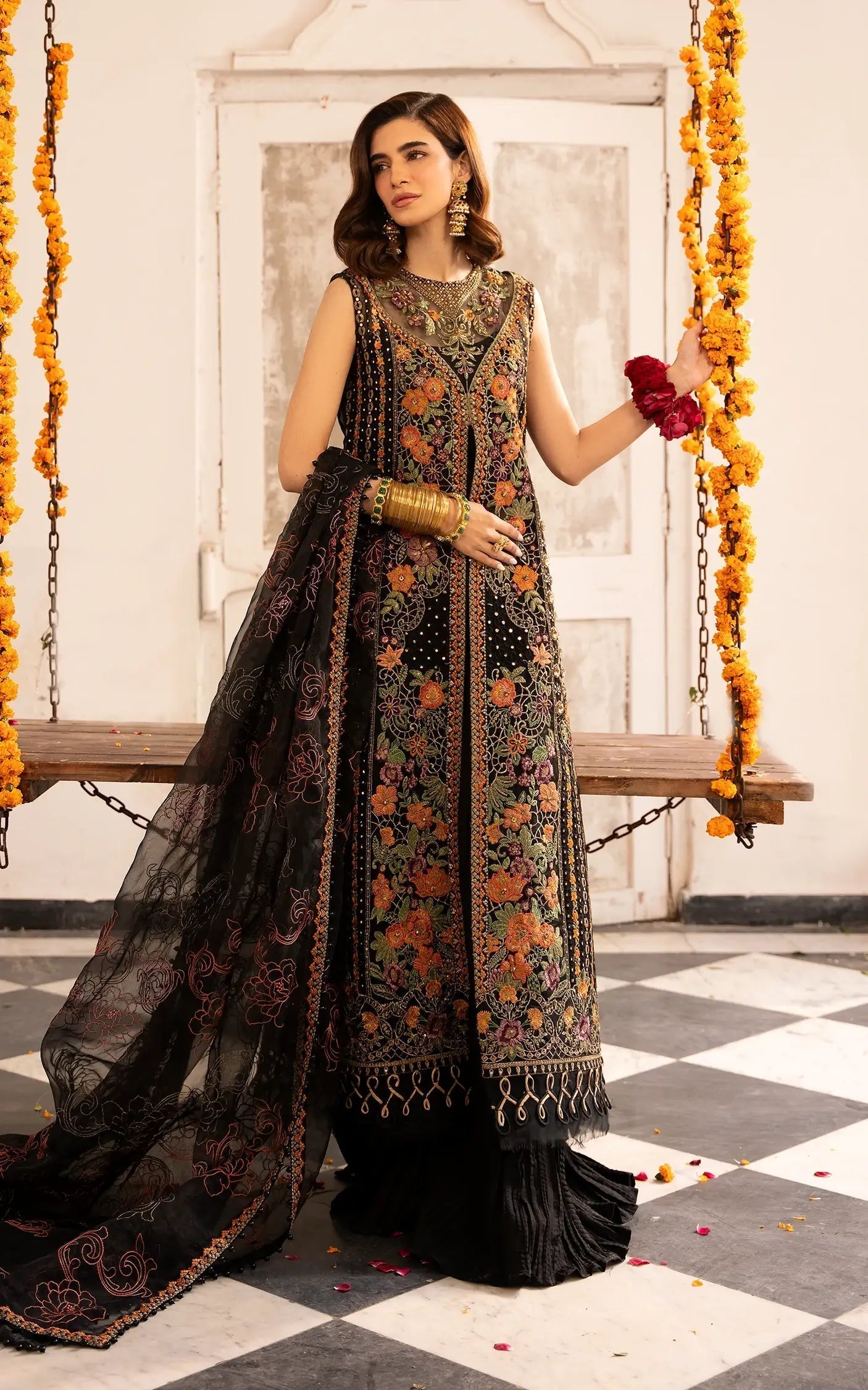 Asifa and Nabeel | Sunehri Eid 25 | Sitara-(SEF25-03) - House Of Anaya