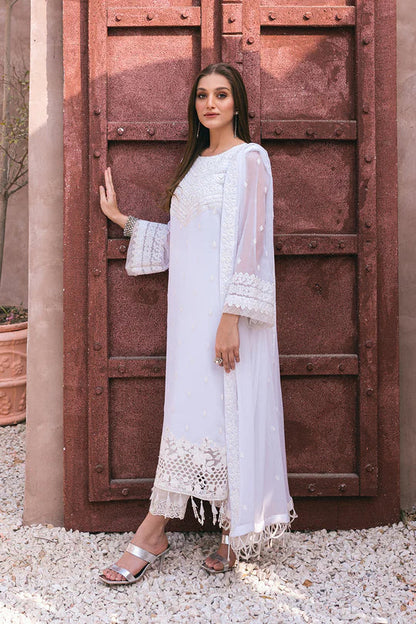 Azure | Embroidered Ensembles 3 Pcs | Snow Haze - House Of Anaya
