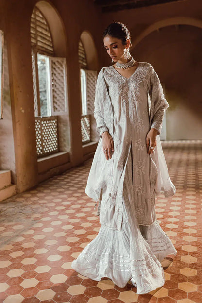 Azure | Embroidered Formals | Snowfall - House Of Anaya
