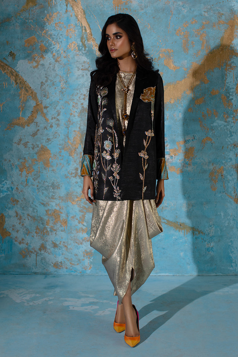 Wardha Saleem | Luxury Pret Fusion Wear | NOVA LUX - JACKET - House Of Anaya